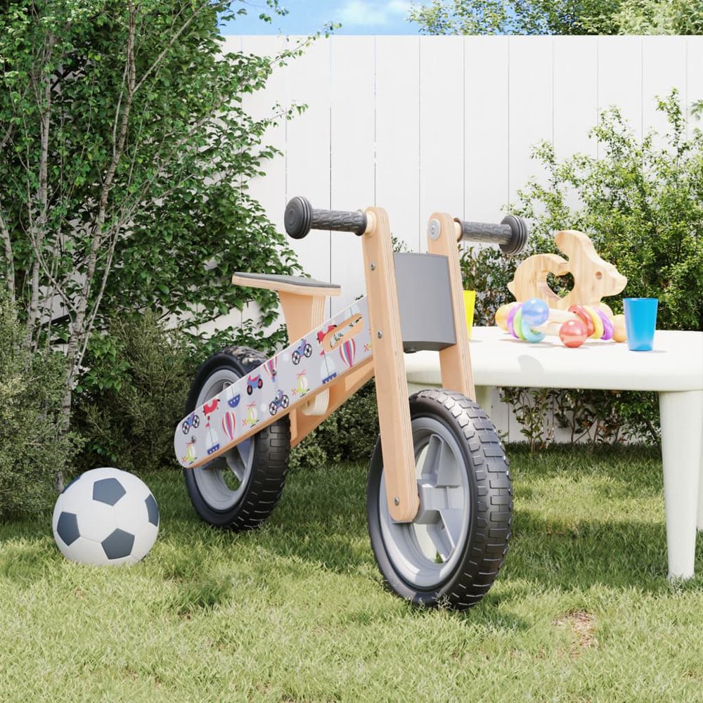 Balance Bikes Balance Bike for Children Grey Printed vidaXL The Little Baby Brand