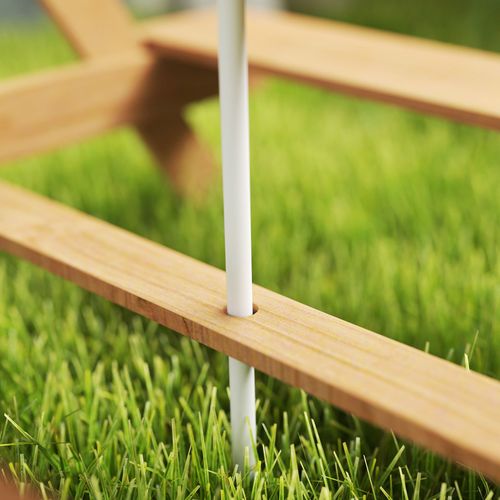 AIYAPLAY Kids Picnic Table, Wooden Children Garden Table and Bench Set, Pink AIYAPLAY The Little Baby Brand