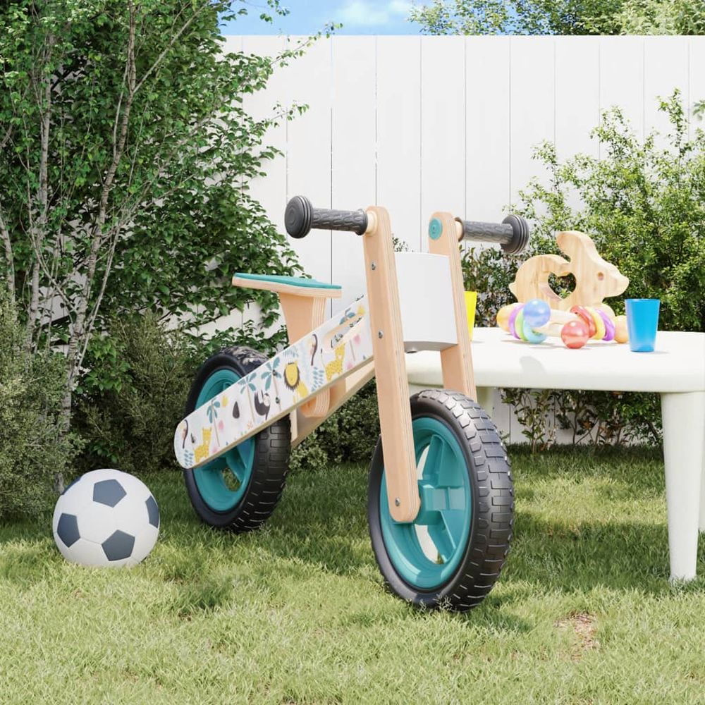 Balance Bikes Balance Bike for Children - Blue Printed vidaXL The Little Baby Brand