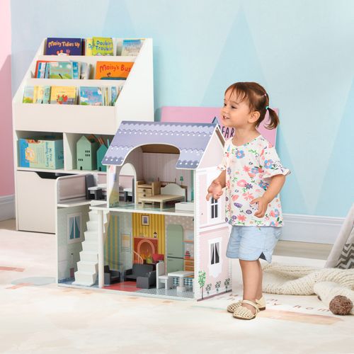 AIYAPLAY Dolls House with 13 Pieces Furniture & Accessories AIYAPLAY The Little Baby Brand