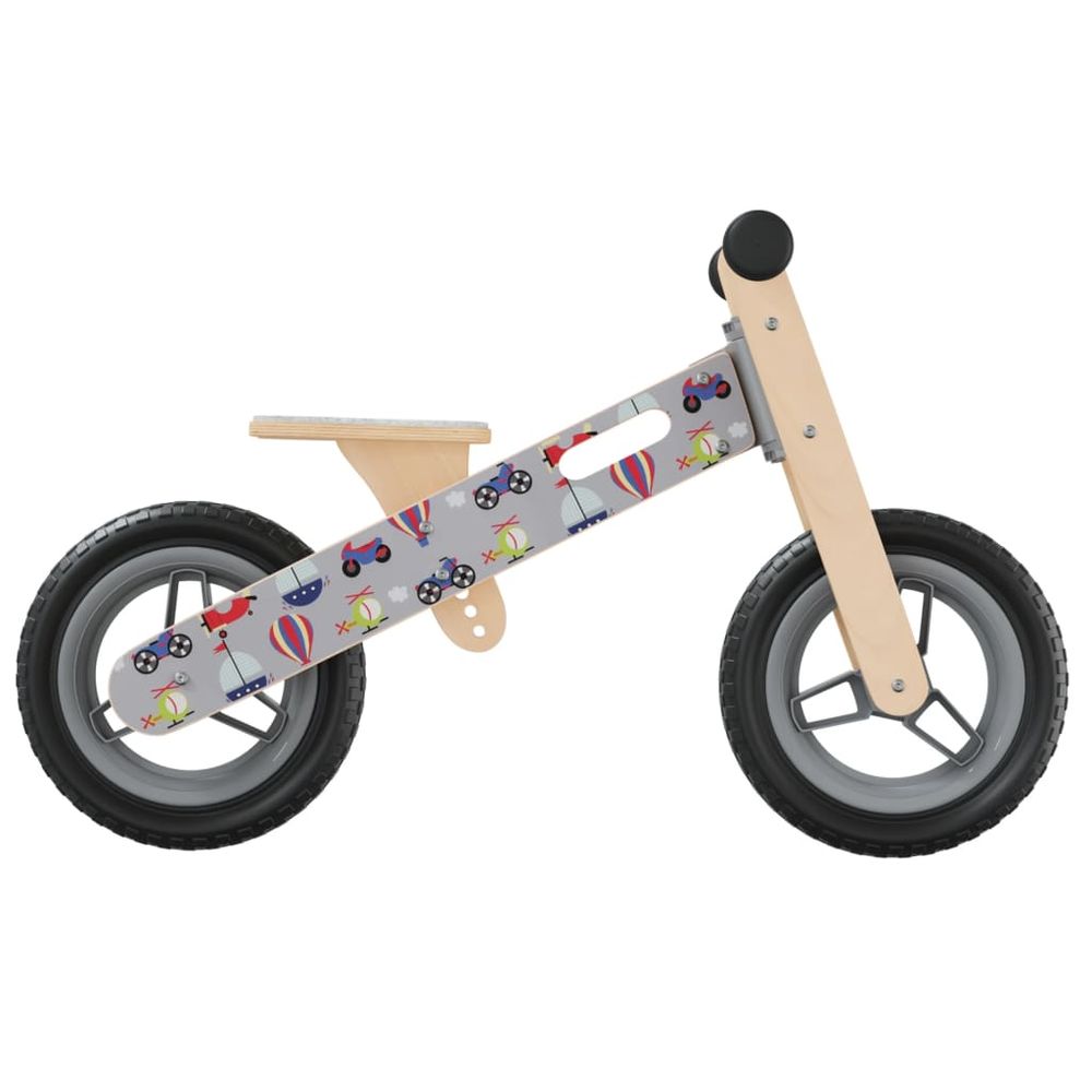 Balance Bikes Balance Bike for Children Grey Printed vidaXL The Little Baby Brand