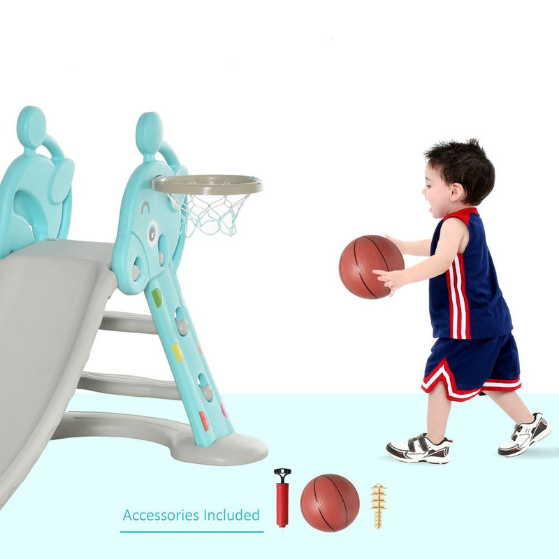 toddler slide 2-in-1 Kids Slide with Basketball Hoop Unbranded The Little Baby Brand