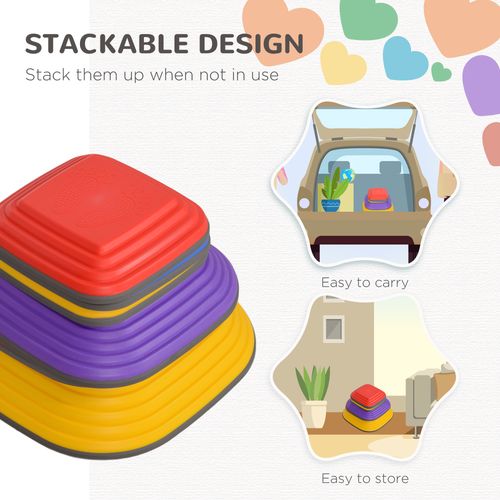 AIYAPLAY Balance Stepping Stones, 6PCs Sensory Toy Gift for Kids Aged 3-8 AIYAPLAY The Little Baby Brand