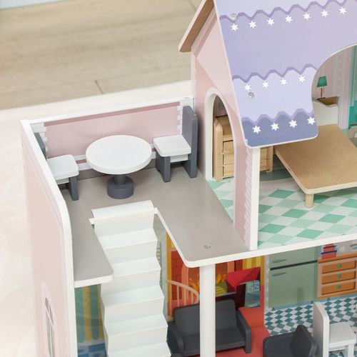 AIYAPLAY Dolls House with 13 Pieces Furniture & Accessories AIYAPLAY The Little Baby Brand