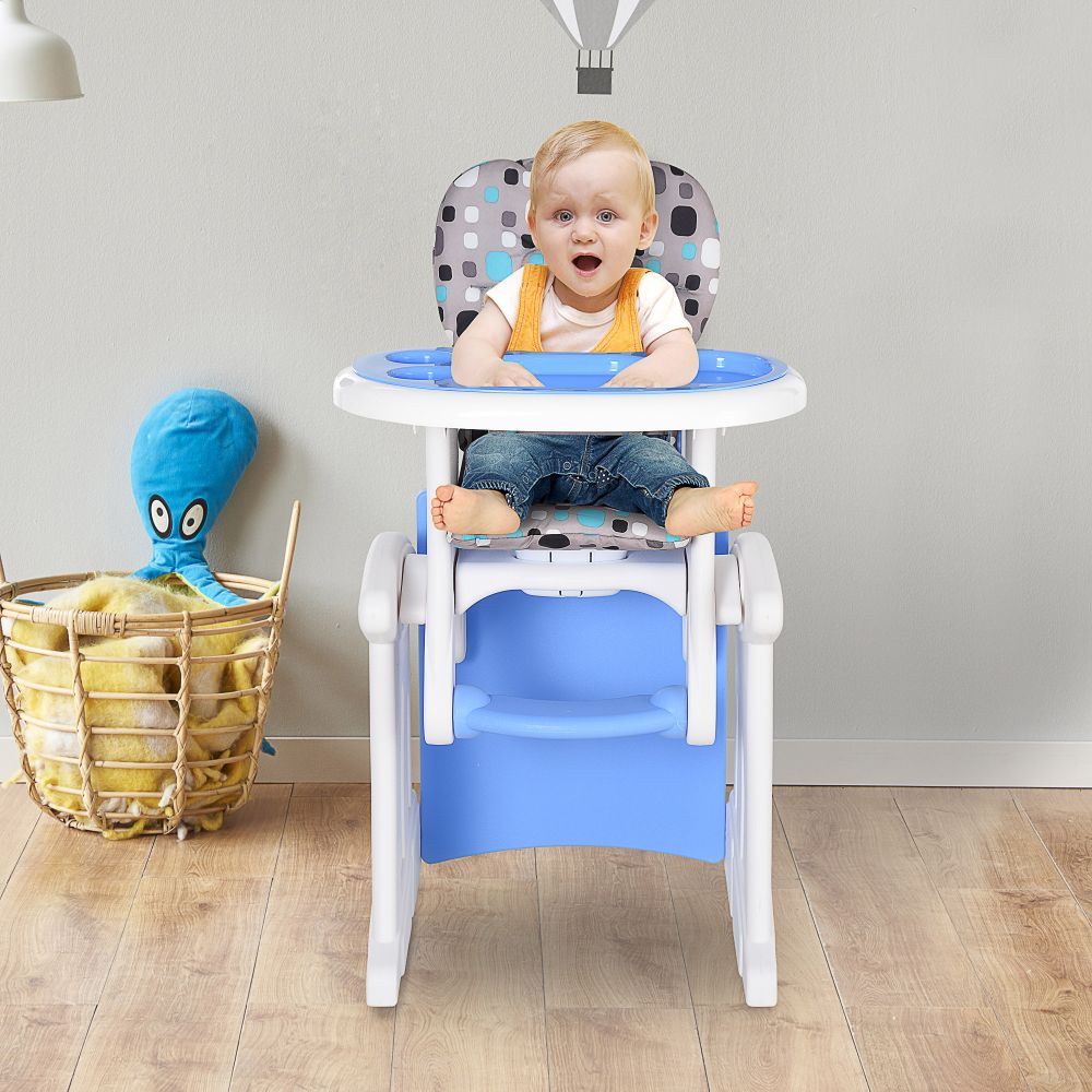 Baby Feeding 3-in-1 Convertible Baby High Chair HOMCOM The Little Baby Brand