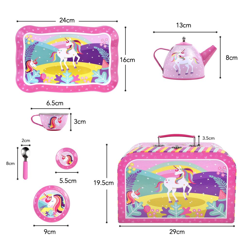 Toy Tea Set Unicorn Toy Tea Set SOKA Play Imagine Learn The Little Baby Brand