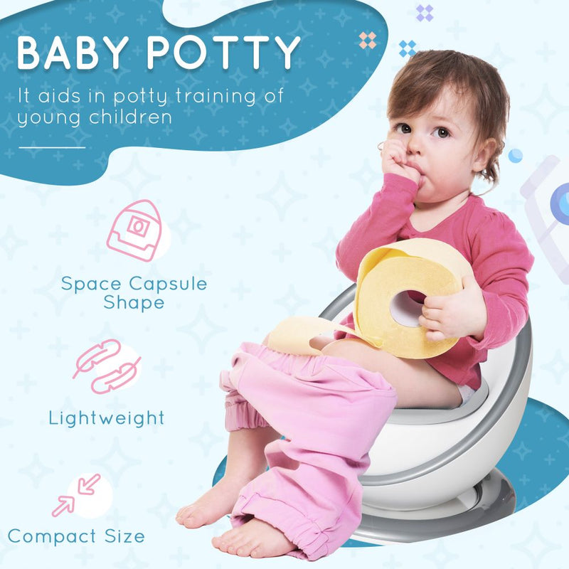 Baby & Toddler Children's Potty with Removable Pot and Splash Guard HOMCOM The Little Baby Brand