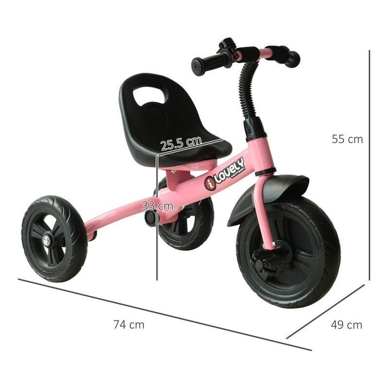 Toddler Tricycle Toddler Tricycle Ride on Trike - Pink Unbranded The Little Baby Brand