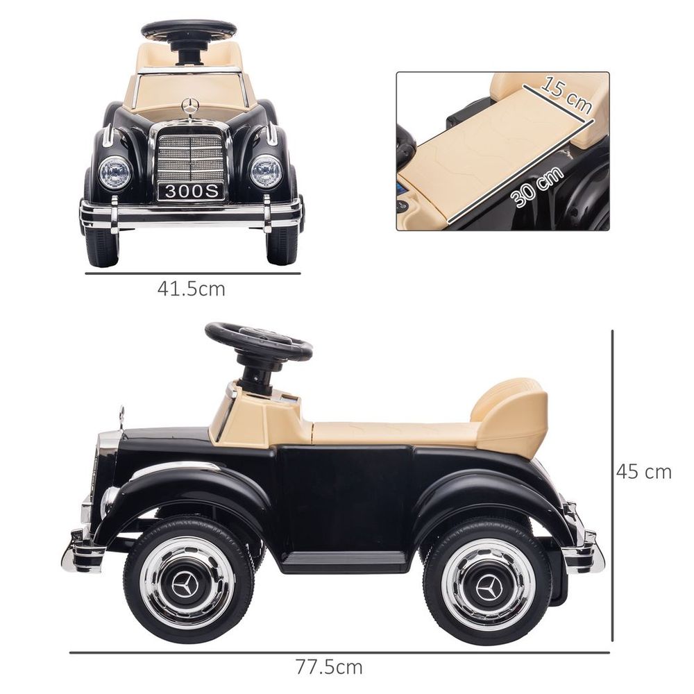 AIYAPLAY Ride on Sliding Car Foot to Floor Mercedes-Benz 300S Licensed for Kids AIYAPLAY The Little Baby Brand
