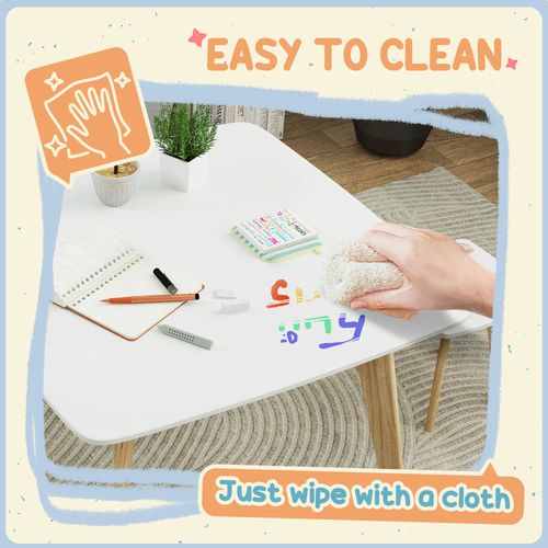 AIYAPLAY 3 Pieces Kids Table and Chair Set for Playroom, Bedroom AIYAPLAY The Little Baby Brand