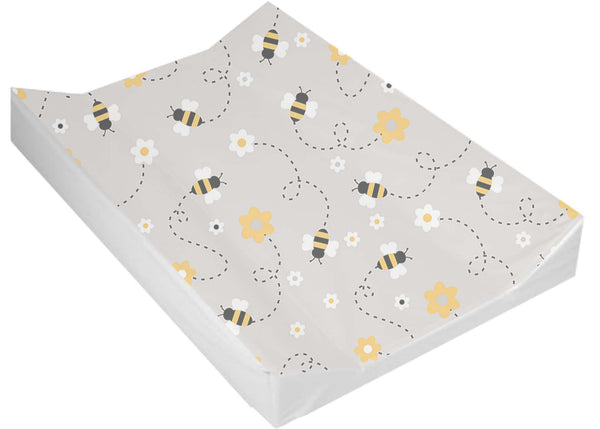 Baby Changing Mat Grey Bee Baby Changing Mat Babybase The Little Baby Brand