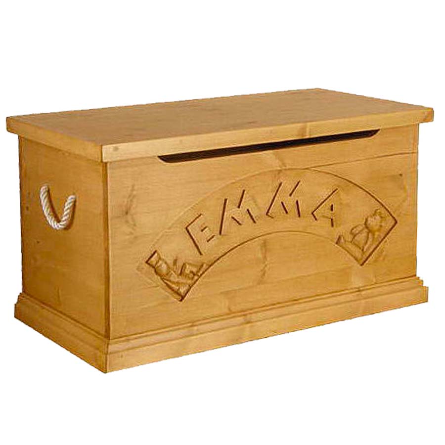 Luxury Personalised Wooden Toy Box The Little Baby Brand