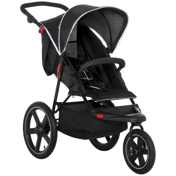 Pushchair Black Lightweight Pushchair with Reclining Backrest Avasam The Little Baby Brand