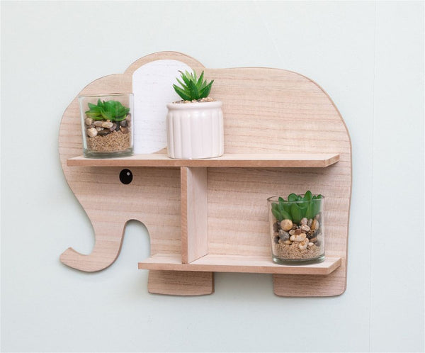 Children's Shelves Elephant Shaped Children's Shelf Unit Avasam The Little Baby Brand