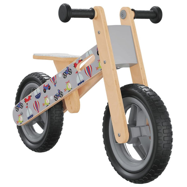 vidaXL Balance Bike for Children Grey Printed vidaXL The Little Baby Brand