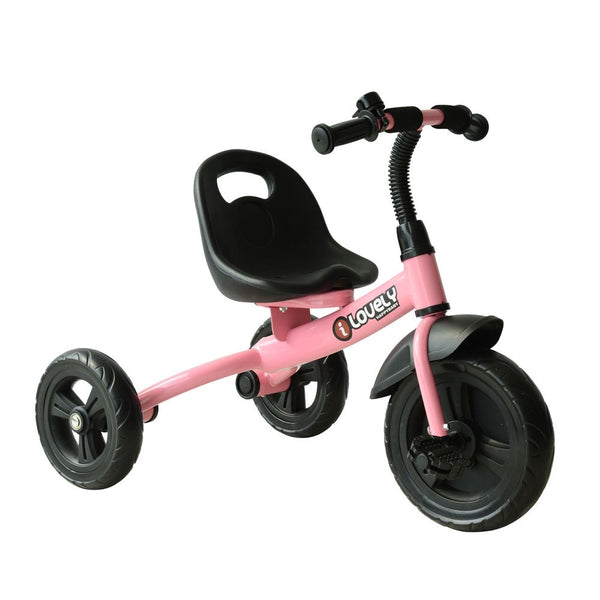 Baby Kids Children Toddler Tricycle Ride on Trike W/ 3 Wheels Pink HOMCOM Unbranded The Little Baby Brand