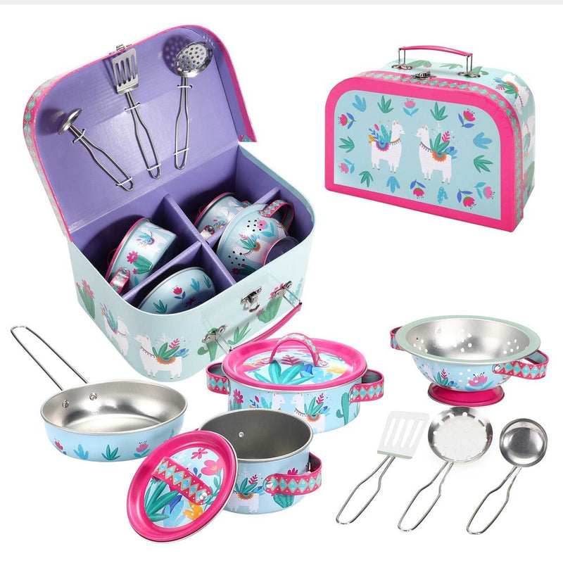 Toy Cookware Llama Toy Kitchen Set SOKA Play Imagine Learn The Little Baby Brand
