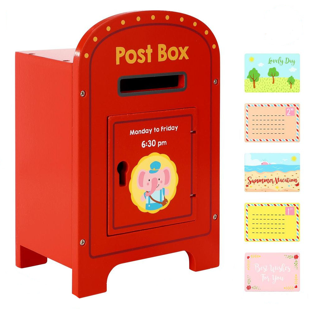 Fun Post Box Wooden Toy Post Box – The Little Baby Brand