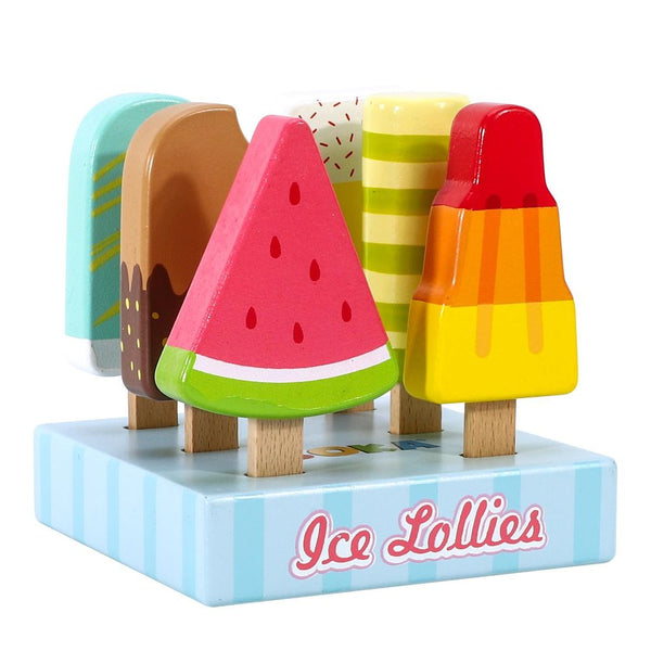 Wooden Toys Wooden Ice Lollies and Ice Cream Set SOKA Play Imagine Learn The Little Baby Brand