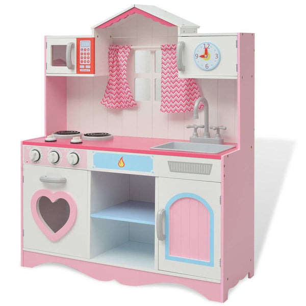 Toy Kitchens Wooden Toy Kitchen vidaXL The Little Baby Brand