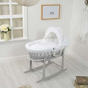  Cuddles Collection Dimples Moses Basket and Stand The Little Baby Brand The Little Baby Brand